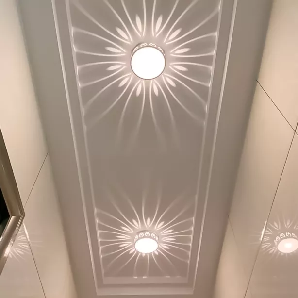 Luminária Com Projeção de Sombra, 3w, Branco Quente, LexLight
